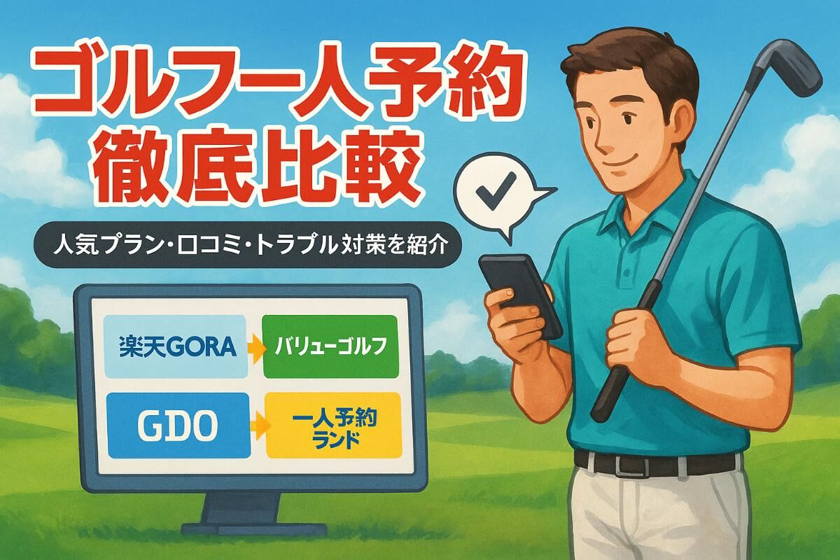 ゴルフの一人予約の徹底比較とサイト選び方！人気プラン・口コミ・トラブル対策も解説 | 東京のゴルフ スクールとしてスイングレッスンなどの様子について語ります
